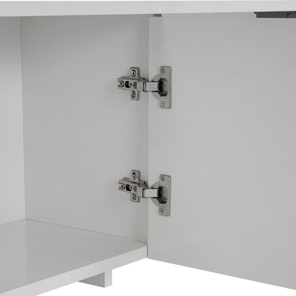 Biała szafka pod TV 180x45x32 cm Aurelia – Kalune Design