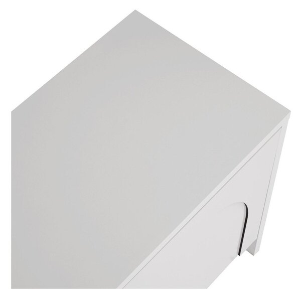 Biała szafka pod TV 180x45x32 cm Aurelia – Kalune Design