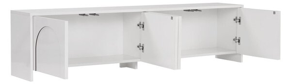 Biała szafka pod TV 180x45x32 cm Aurelia – Kalune Design