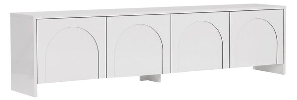 Biała szafka pod TV 180x45x32 cm Aurelia – Kalune Design