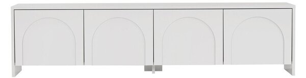 Biała szafka pod TV 180x45x32 cm Aurelia – Kalune Design