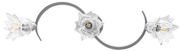 Lampa listwa sufitowa ze szklanymi kloszami - 3X EX208 E4-M32