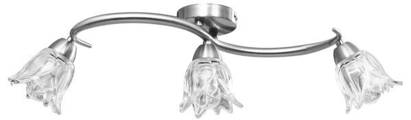 Lampa listwa sufitowa ze szklanymi kloszami - 3X EX208 E4-M32