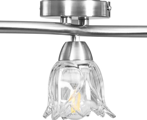 Lampa listwa sufitowa ze szklanymi kloszami - 3X EX208 E4-M32