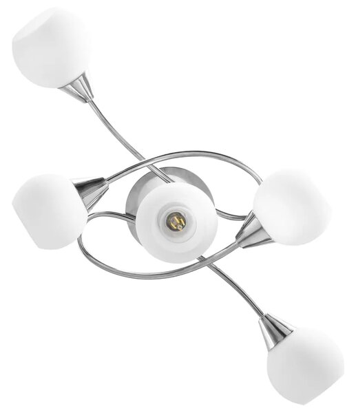 Lampa sufitowa ceramiczna z okrągłymi kloszami S1-P09