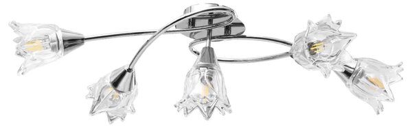 Lampa sufitowa z kloszami w formie kwiatów - 4X EX214 W2-S07