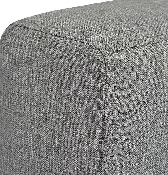 Szara dwuosobowa sofa loftowa T2-L62
