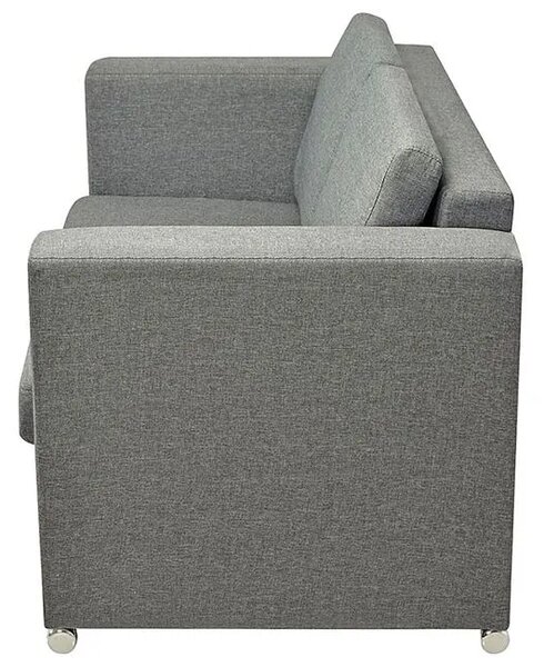 Szara dwuosobowa sofa loftowa T2-L62