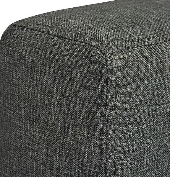Trzyosobowa ciemnoszara sofa loftowa Z1-P82