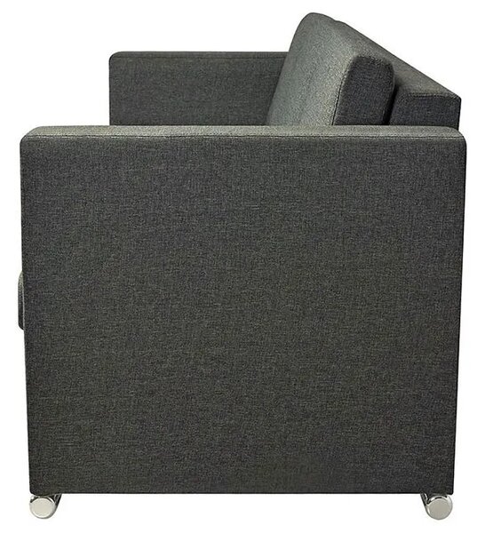 Trzyosobowa ciemnoszara sofa loftowa Z1-P82