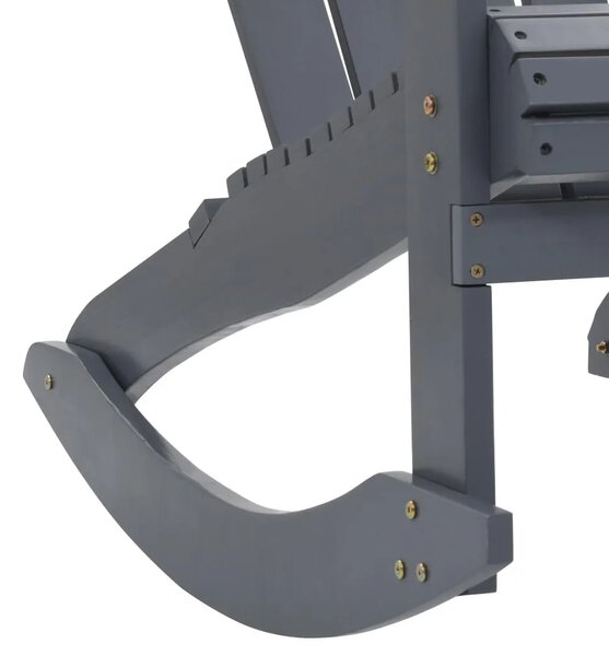 Bujane szare ogrodowe krzesło S2-S81