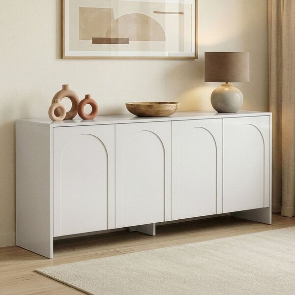 Biała komoda 180x80x45 cm Arlen – Kalune Design