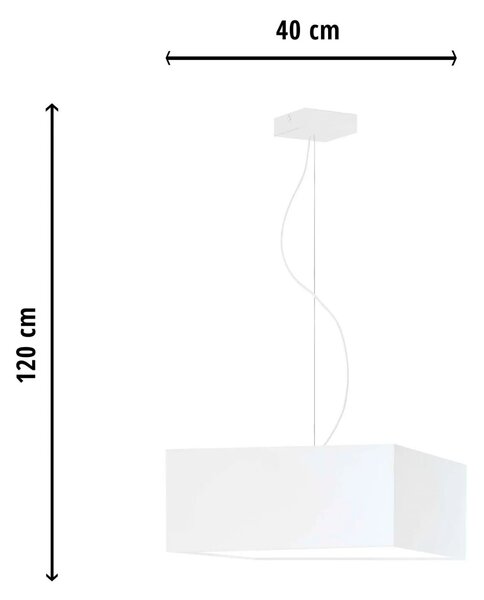 Kwadratowa lampa wisząca G3-B96