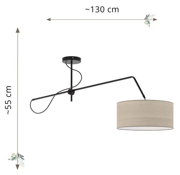 Loftowa lampa wisząca regulowana P2-P19
