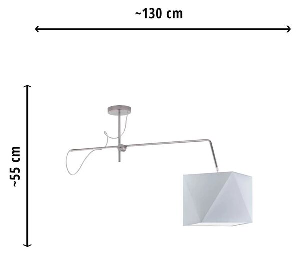 Lampa wisząca z ruchomym stelażem B6-N30