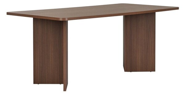 Stół w dekorze orzecha 90x180 cm Linza – Kalune Design