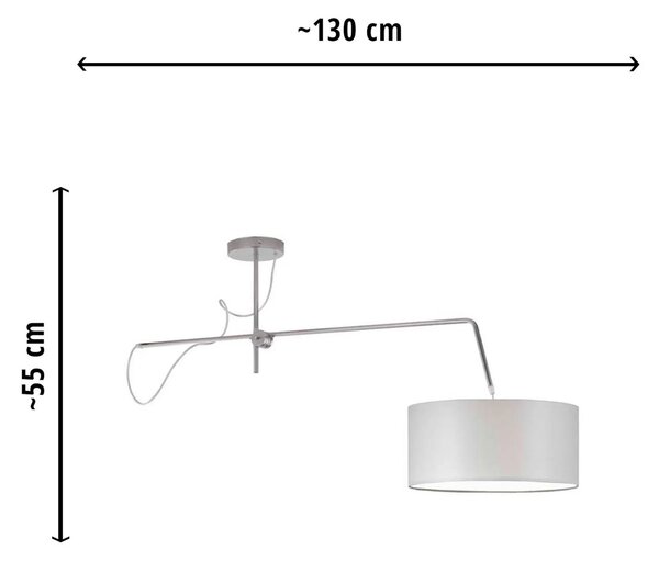 Regulowana lampa wisząca nad stół D5-F93