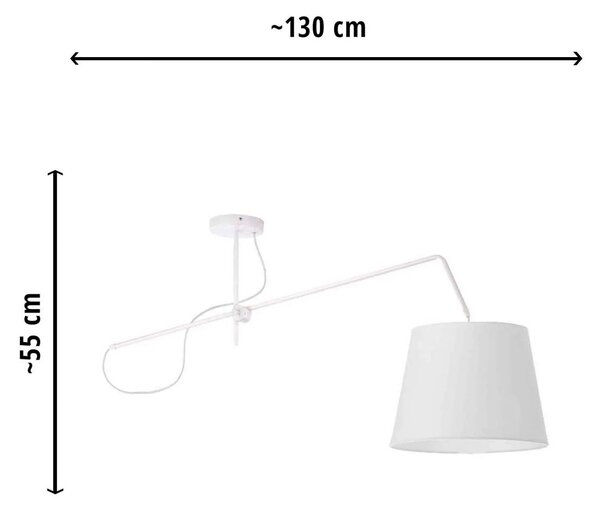 Lampa wisząca z regulacją góra-dół W1-A75