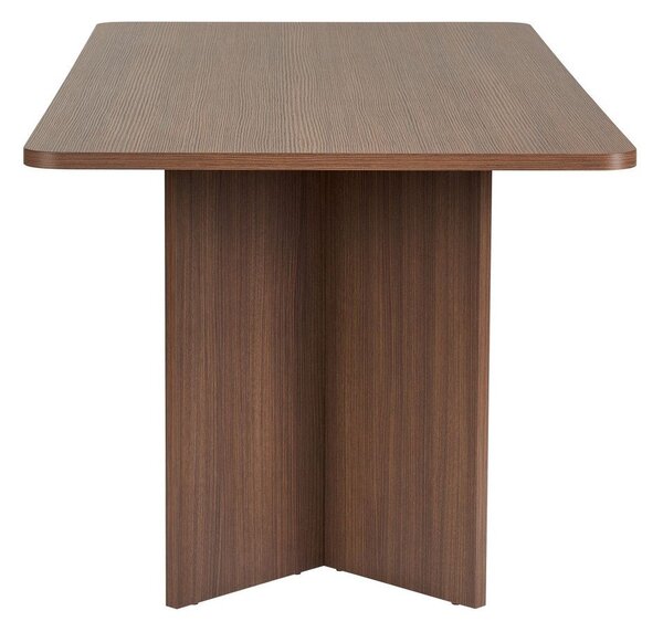Stół w dekorze orzecha 90x180 cm Linza – Kalune Design
