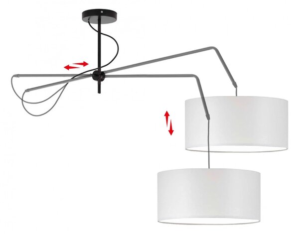 Regulowana lampa wisząca nad stół D5-F93