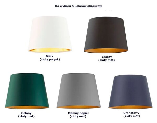Regulowana lampa wisząca glamour 5 kolorów do wyboru F9-L73