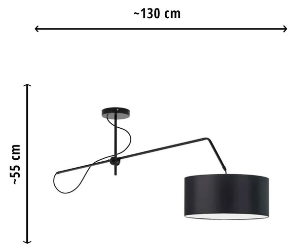 Lampa wisząca z ruchomym ramieniem B4-P89