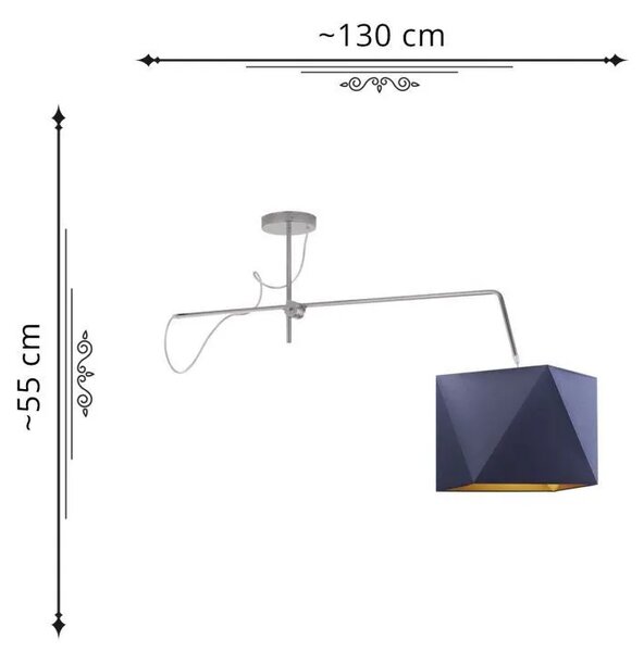 Lampa wisząca z geometrycznym kloszem - T7-B75