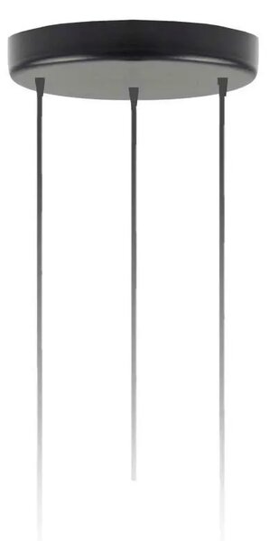 Lampa wisząca z trzema abażurami - 110x28x312 W0-G00
