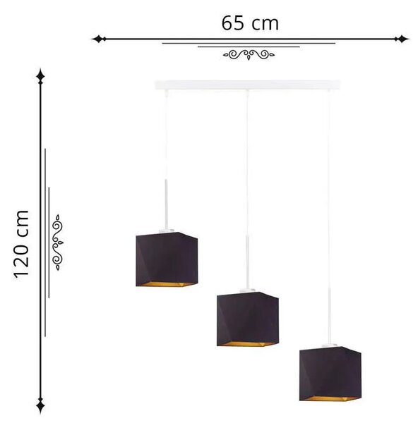 Regulowana lampa wisząca nad stół - 60cm K5-L00