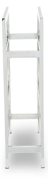 Metalowy regał na wino w kolorze srebra z połyskiem liczba butelek 12 Barolo – Premier Housewares