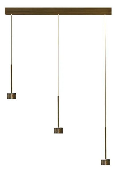 Lampa wisząca kuchenna na złotym stelażu - Z5-B53