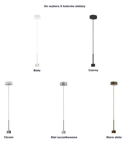 Lampa wisząca z okrągłym kloszem 50 cm - R3-W02
