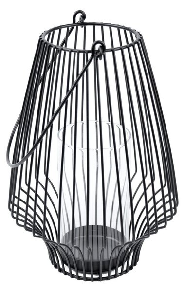 Metalowy lampion (wysokość 28 cm) – Ego Dekor