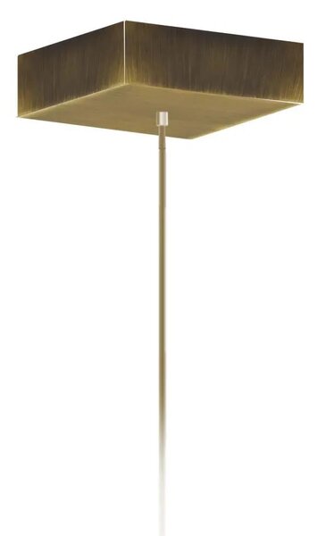 Pojedyncza lampa wisząca ze złotym stelażem - B8-E13