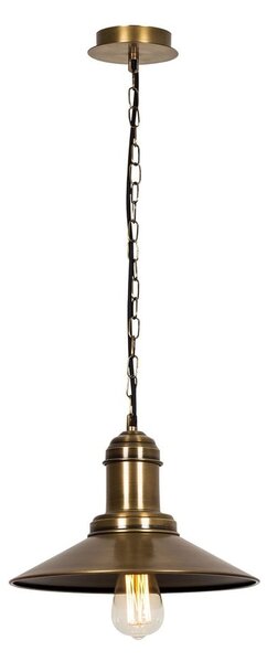 Lampa wisząca w kolorze brązu z metalowym kloszem ø 30 cm Sivani – Opviq lights