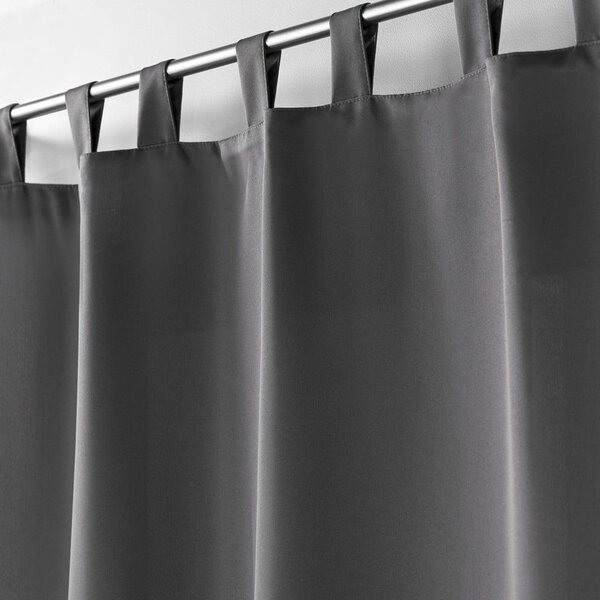 Ciemnoszara zasłona 140x260 cm Essentiel – douceur d'intérieur