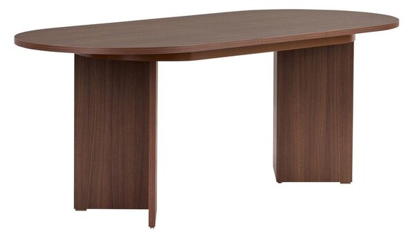 Rozkładany stół z dodatkowym blatem w dekorze orzecha 90x160 cm Sorell – Kalune Design