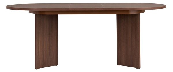 Rozkładany stół z dodatkowym blatem w dekorze orzecha 90x160 cm Sorell – Kalune Design