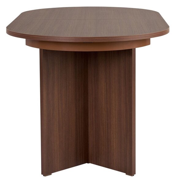 Rozkładany stół z dodatkowym blatem w dekorze orzecha 90x160 cm Sorell – Kalune Design