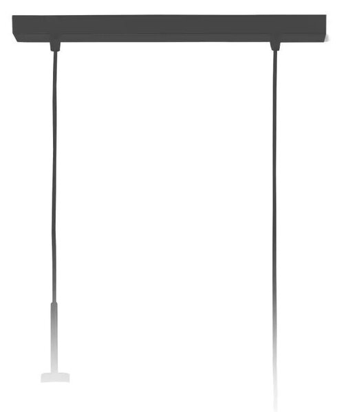 Regulowana lampa wisząca LED z czarnym stelażem - R9-M34
