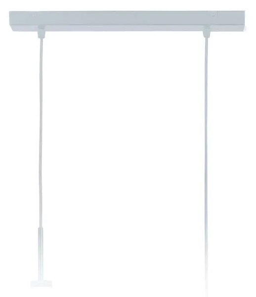 Lampa wisząca nad stół ze srebrnym stelażem - P1-K32
