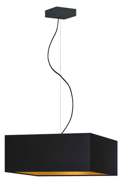 Lampa wisząca glamour z czarnym stelażem - F0-K51