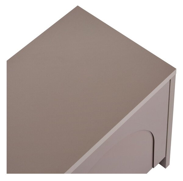 Szarobrązowa szafka pod TV 180x45x32 cm Aurelia – Kalune Design