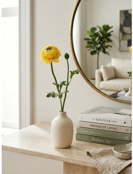 Sztuczny kwiat (wysokość 50 cm) Buttercup – Ego Dekor