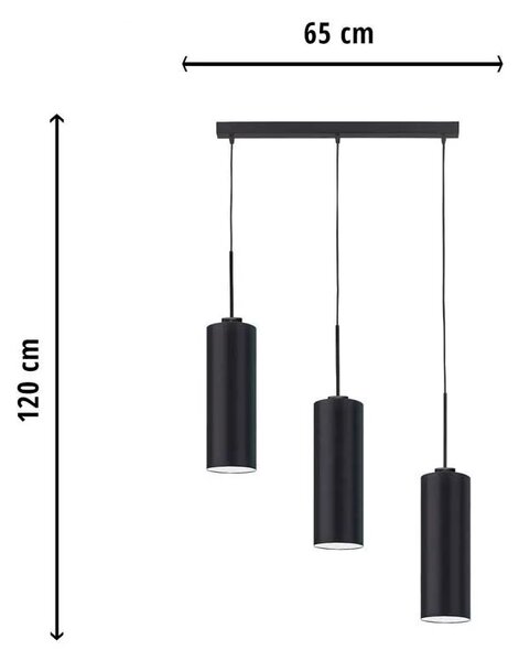 Lampa wisząca kuchenna na złotym stelażu - Z5-B53