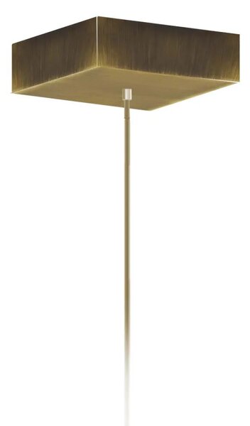 Lampa wisząca regulowana na złotym stelażu - S0-E31