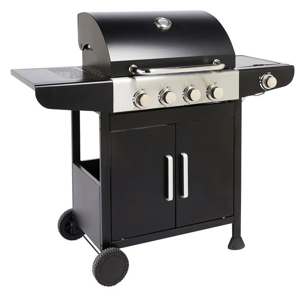 Gardenstar - Grill gazowy TEXAS (Dakota) 4+1 żeliwny ruszt 14,5 kW