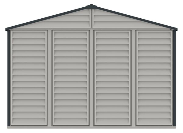 WoodSide Plus Domek ogrodowy 233 x 325 x 240 cm, winylowy, szary/antracyt DURAMAX 30227