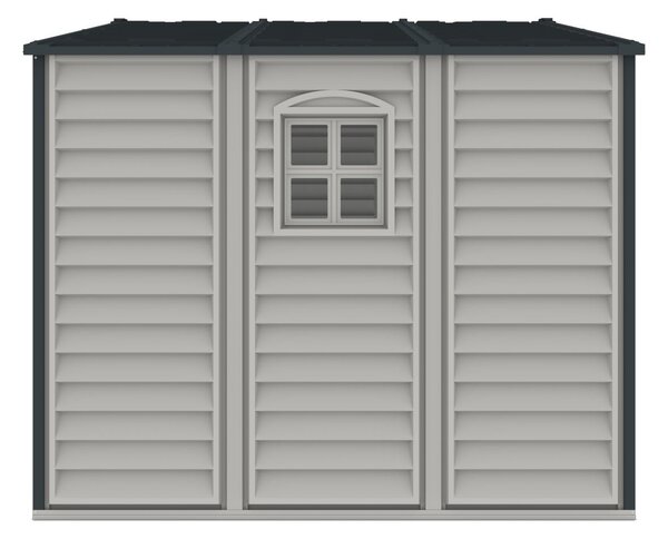 WoodSide Plus Domek ogrodowy 233 x 325 x 240 cm, winylowy, szary/antracyt DURAMAX 30227