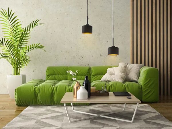 Lampa wisząca nad stół do salonu na stalowym stelażu - K2-K18